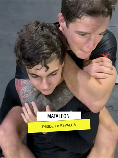 Mataleón desde la espalda: técnica de Jiu Jitsu en CEDEC