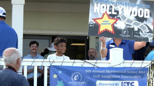 11-year-old boy has wish granted at 6th Annual Myrtlewood Golf Tournament