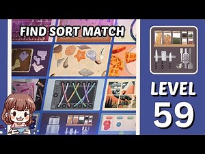 Find Sort Match Level 59 Walkthrough