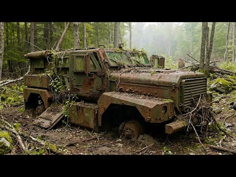 Abandoned COUGAR MRAP Found in The Woods - Everyone is Shocked and Wondering! FULL RESTORATION