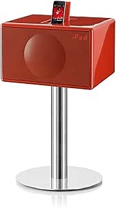 Geneva Sound System Model L All-In-One HiFi System for CD, iPod/iPhone, Radio & More (Red)