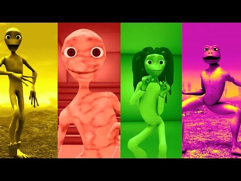 Alien Dance VS Funny Alien 🎯| Dame Tu Cosita Dance 🚀| Funny Alien Dance Song 2025