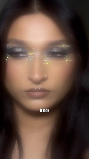 Sparkly effect makeup tutorial #edit