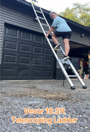 These Vevor telescoping ladders come in handy with getting the job done. They are space saving and not too heavy for carrying! @Vevor_US @VEVOR-Home @vevor shop #vevor #tools #vevorbranddays #vevortelescopingladder #vevorladder #vevorttshop #dealsforyoudays #sale #creatorsearchinsights #vevorhomeimprovement #ladder #diyproject #womentools #outdoorwork #outdoorequipment
