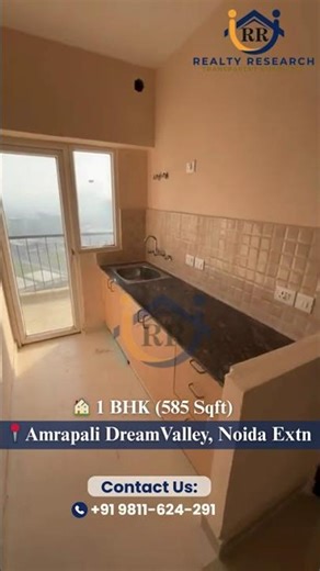 Amrapali DreamValley - 1 BHK (585 Sqft) | Affordable & resale flat | Noida Extension | Spacious Home