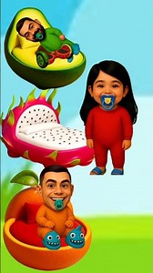 اين سرير فاكهة التنين 😱😱 #cartoon