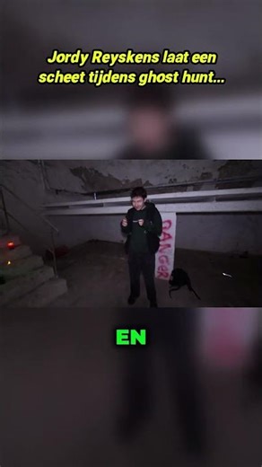 Jordy Reyskens farts during a ghost hunt