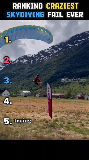 ranking craziest skydiving fails ever