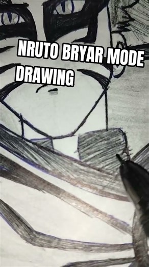 Naruto barrier mode drawing