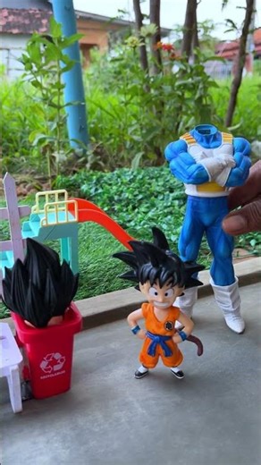 Vegeta is angry at little Goku #dragonball