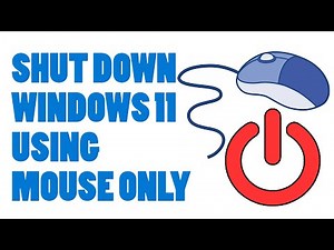 How To Shut Down Windows 11 Using Mouse Only | Works On Windows 10 #shutdownwindows #windowshelp