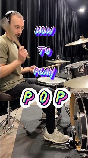 How to play POP Beat on drums? It’s very easy