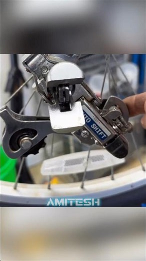 Automatic Bicycle Gear Shifting #amitech #bicycle