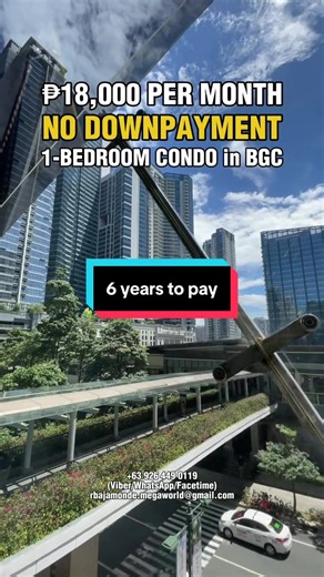 Affordable One Bedroom Condo in BGC with No Down Payment