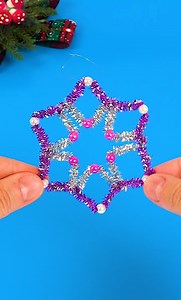 3.1M views · 29K reactions | DIY Pipe Cleaner Snowflake | DIY by Pipe-Cleaner-Crafts B | Facebook
