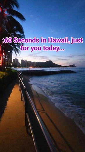 6.3K views · 284 reactions | :60 Seconds in Hawaii, just for you today...enjoy. #aloha #hawaii #travel #waikiki #livestreaming #livestreamer | Going to Hawaii | Facebook