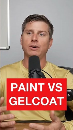 Paint VS gelcoat… Which is BETTER?#boat #boating