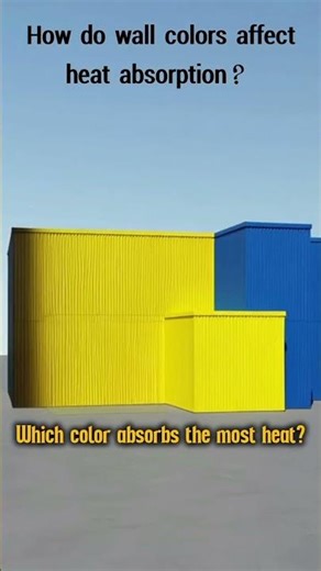 How do wall colors affectheat absorption? #Building #heat #Absorption #color