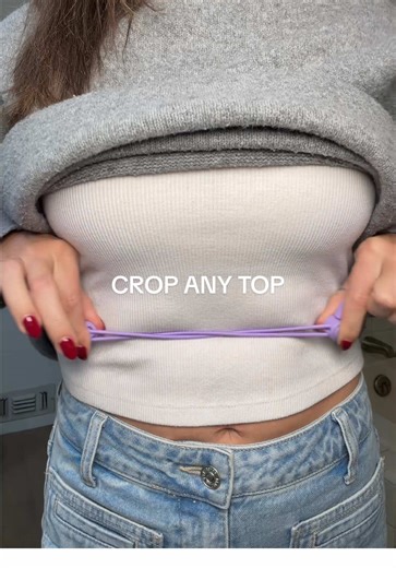 @Croptuck is an unexpected but useful stocking stuffer gift idea!!! Crop any top and make your closet more versatile!! #tiktokshopcreatorpicks