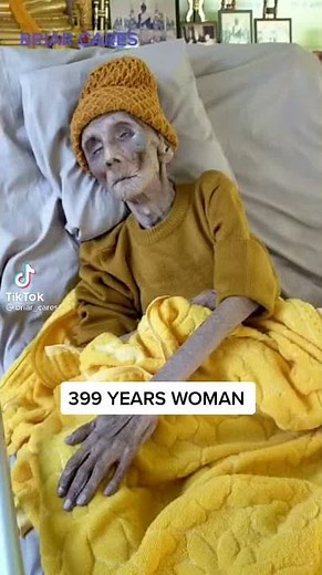short video of 399 years old woman the oldest woman of the world.#tiktokviral #world