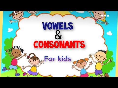 Vowels and Consonants for kids/Phonics for kids/Vowels for LKG to Grade 1&2