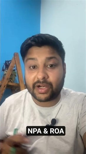 Low NPA and High ROA indicate a healthy and profitable bank. #npa #bfsi #nonperformingassets #job