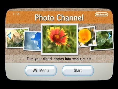 Photo Channel (Wii) Footage