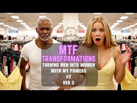 I Turn Men Into Women With My Superpower 2! Veo 3 MTF Transformations
