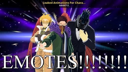 Leaked Animations For Characters Mod for My Hero Ultra Rumble | MHUR Mods