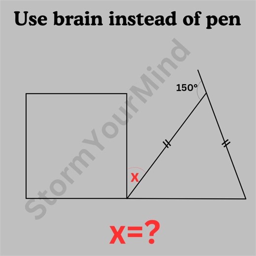 Basic mathematics Triangle problem algebra tricky problem #mathteacher #mathlover #mathfun #algebra
