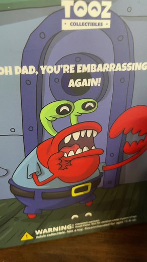 mr krabs what u choking on buddy #youtooz #collectibles #spongebob #mrkrabs