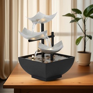 Zen Water Fountain for Tabletop - Soothing Home or Office Accent - Etsy