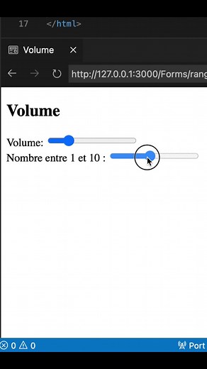 Comment créer un curseur de volume en HTML