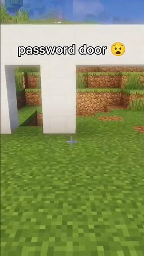 How to make password door in minecraft. #minecraft #minecraftshorts #minecrafttutorial