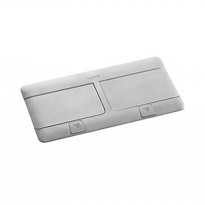 Legrand Arteor 8 Module Pop-Up Floor Box - Matt Aluminium (054013) | Pop-Up Boxes | Livecopper