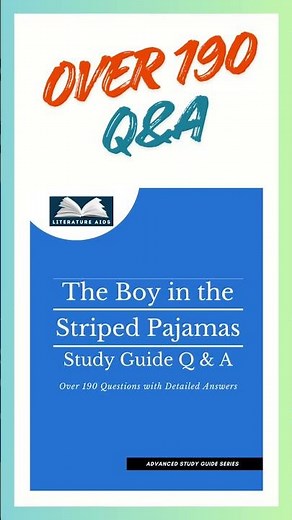 The Boy in the Striped Pajamas Study Guide Q&A #proficientedge #theboyinthestripedpajamasstudyguide