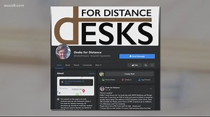 High school student builds 50 desks for those in need during virtual learning