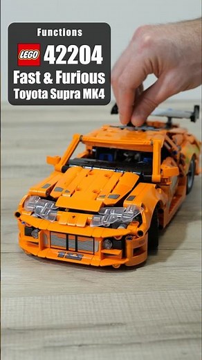 LEGO 42204 Functions | LEGO Fast and Furious Toyota Supra MK4 | Showcase 42204 LEGO Technic 2025