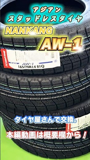 [Best Value for Money] Review of the Nankang AW-1 Winter Tire! #shorts