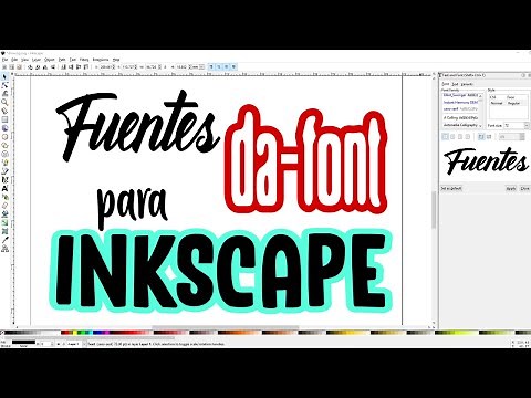 How to Download and Install Free DAFONT Fonts for INKSCAPE and Cricut Design Space (Spanish).