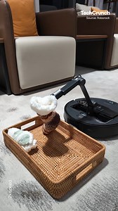 222K views · 383 reactions | At #CES2025, Roborock announced the Saros Z70. The Roomba competitor showcases what the company believes will be the next big step in robovac evolution: an arm. Read more on the Saros Z70 here: https://tcrn.ch/3DV3f8o | TechCrunch | Facebook