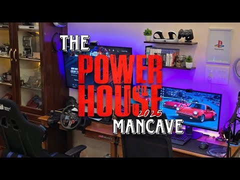 My Powerhouse Man Cave 2025! #gaming