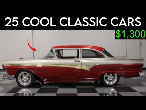 Affordable Classic Cars – 20 Vintage Beauties Under $10,000!