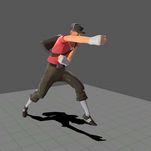 TF2 custom taunt: Scout wants to fight