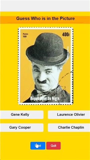 Guess Who is in the Picture | Game built with HTML & JavaScript #game
