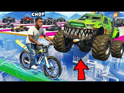 GTA 5 CAN YOU ESCAPE THE MONTER CARS VS RUNNERS