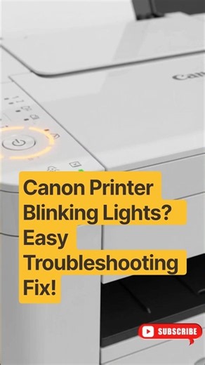 Canon Printer Blinking Lights? Easy Troubleshooting Fix! #canonprinterblinking #canonprinters