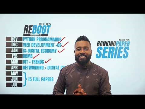 🚀 A/L ICT 2026 REBOOT