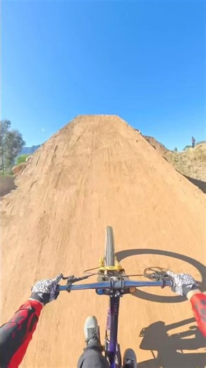 Huge dirt jumps shot on the Insta360 X5 with horizontal chin mount.