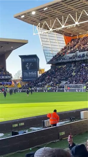 ATMOSPHERE PRE-MATCH AT MOLINEUX BEFORE WOLVES V WEST HAM